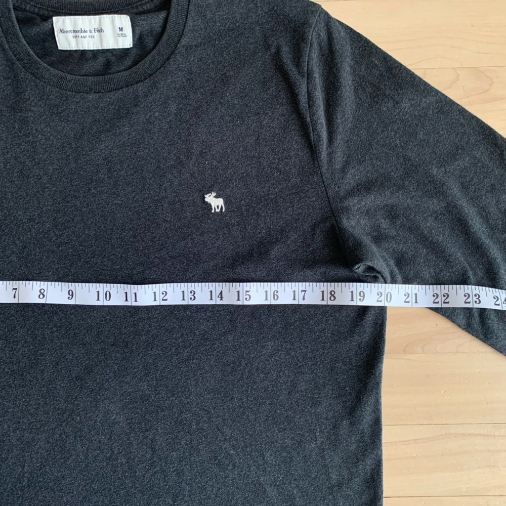 ABERCROMBIE & FITCH - Dark grey Long Sleeve Shirt - Picture 6 of 8